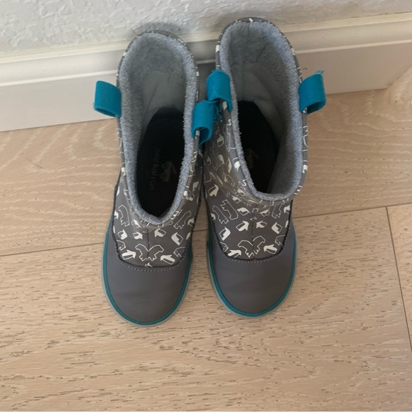 See Kai Run Toddler Boys Gray Boots Sz 10 - Picture 4 of 5